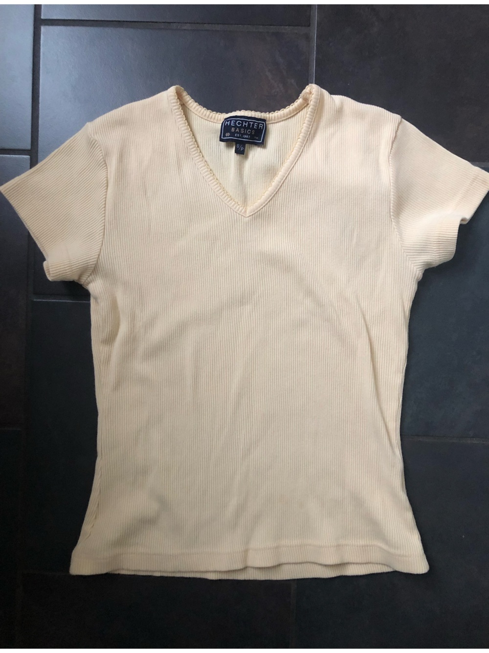 Butter Yellow Soft T Shirt